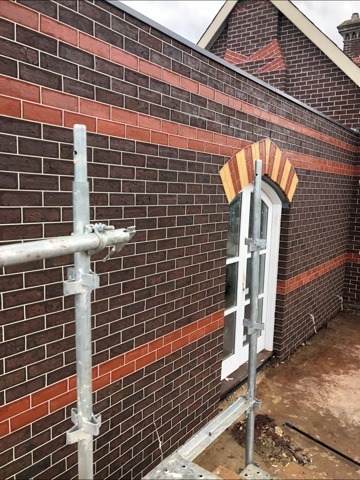 tuckpointing bay window detail