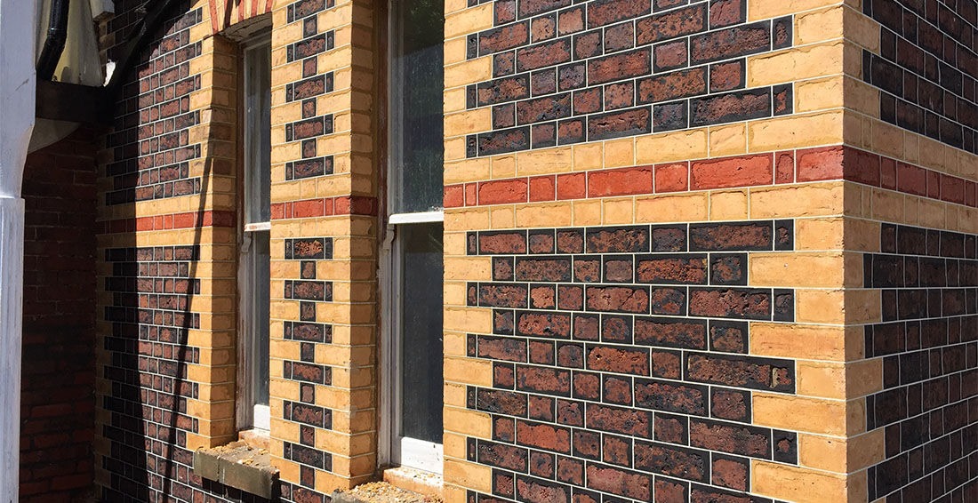 restored brick facade Melbourne