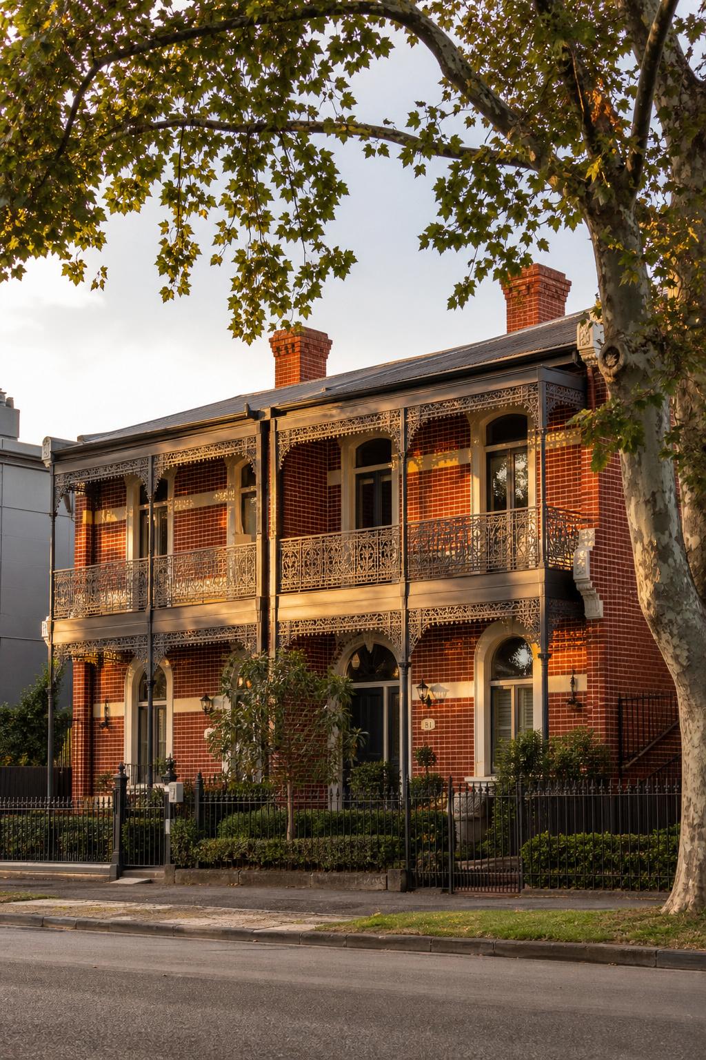 Restored pair of victorians in South Yarra by ProTuck