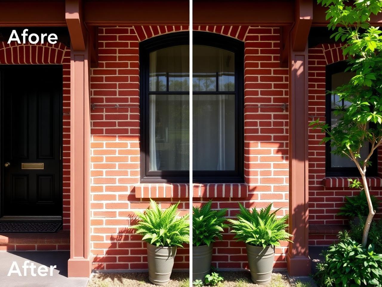 After — tuckpointing Camberwell bungalow
